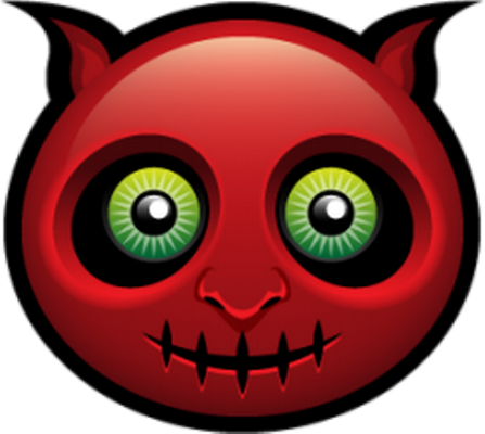 monstre halloween - fête - loisirs - smiley émoticône émoji cartoon clipart illustration - artémotic