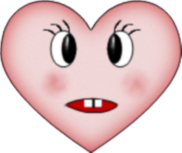 cœur saint-valentin - fête - loisirs - smiley émoticône émoji cartoon clipart illustration - artémotic