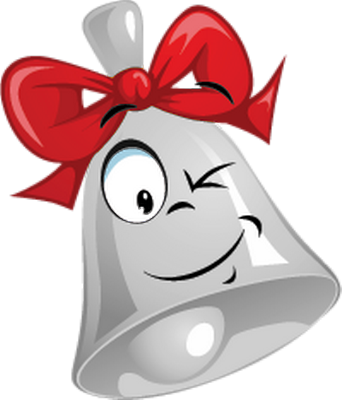 cloche de noël - fête - loisirs - smiley émoticône émoji cartoon clipart illustration - artémotic