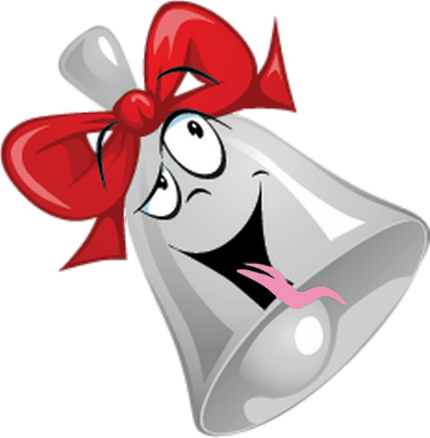 cloche de noël - fête - loisirs - smiley émoticône émoji cartoon clipart illustration - artémotic