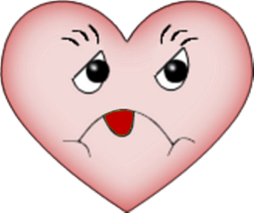 cœur saint-valentin - fête - loisirs - smiley émoticône émoji cartoon clipart illustration - artémotic