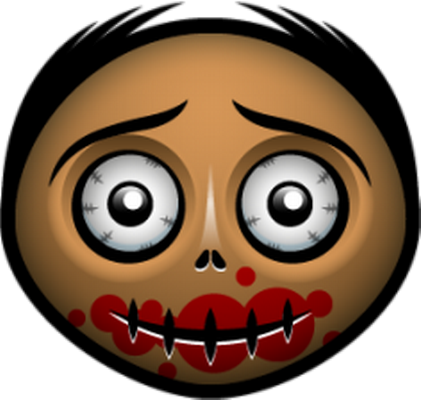 monstre halloween - fête - loisirs - smiley émoticône émoji cartoon clipart illustration - artémotic