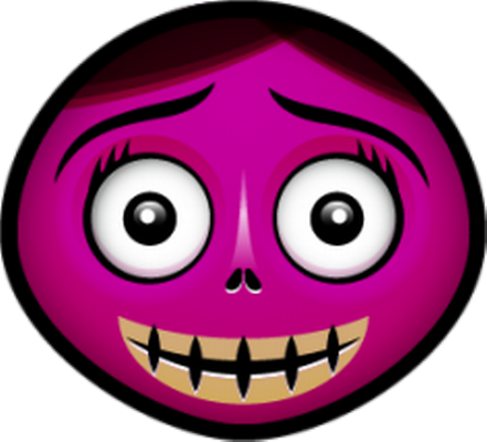 monstre halloween - fête - loisirs - smiley émoticône émoji cartoon clipart illustration - artémotic
