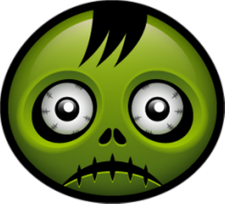 monstre halloween - fête - loisirs - smiley émoticône émoji cartoon clipart illustration - artémotic