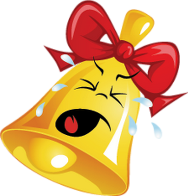 cloche de noël - fête - loisirs - smiley émoticône émoji cartoon clipart illustration - artémotic