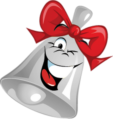cloche de noël - fête - loisirs - smiley émoticône émoji cartoon clipart illustration - artémotic