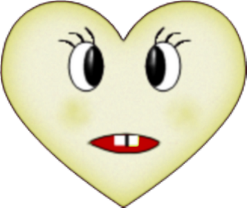 cœur saint-valentin - fête - loisirs - smiley émoticône émoji cartoon clipart illustration - artémotic