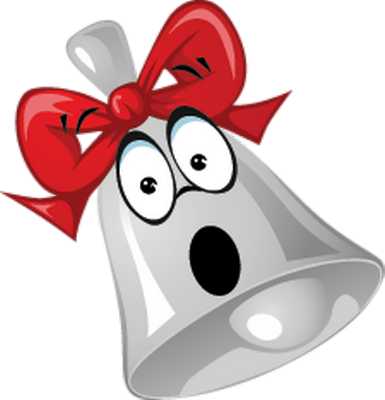 cloche de noël - fête - loisirs - smiley émoticône émoji cartoon clipart illustration - artémotic