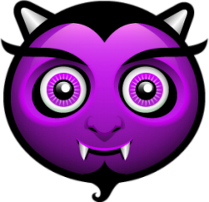 monstre halloween - fête - loisirs - smiley émoticône émoji cartoon clipart illustration - artémotic
