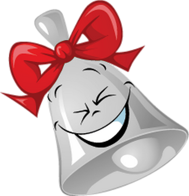 cloche de noël - fête - loisirs - smiley émoticône émoji cartoon clipart illustration - artémotic