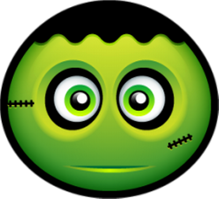 monstre halloween - fête - loisirs - smiley émoticône émoji cartoon clipart illustration - artémotic