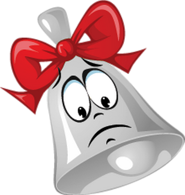 cloche de noël - fête - loisirs - smiley émoticône émoji cartoon clipart illustration - artémotic