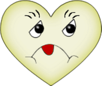 cœur saint-valentin - fête - loisirs - smiley émoticône émoji cartoon clipart illustration - artémotic