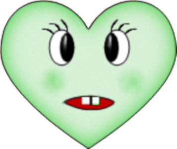 cœur saint-valentin - fête - loisirs - smiley émoticône émoji cartoon clipart illustration - artémotic