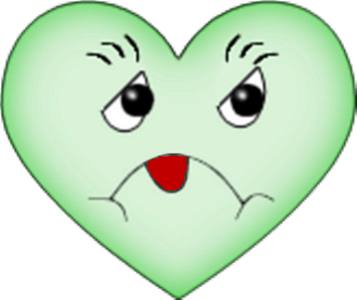 cœur saint-valentin - fête - loisirs - smiley émoticône émoji cartoon clipart illustration - artémotic