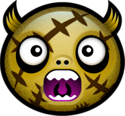 monstre halloween - fête - loisirs - smiley émoticône émoji cartoon clipart illustration - artémotic