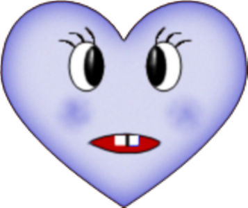 cœur saint-valentin - fête - loisirs - smiley émoticône émoji cartoon clipart illustration - artémotic