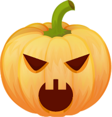 citrouille halloween - fête - loisirs - smiley émoticône émoji cartoon clipart illustration - artémotic