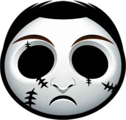 monstre halloween - fête - loisirs - smiley émoticône émoji cartoon clipart illustration - artémotic