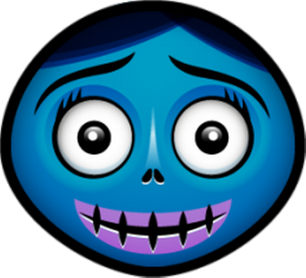 monstre halloween - fête - loisirs - smiley émoticône émoji cartoon clipart illustration - artémotic