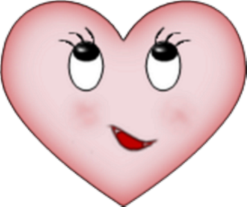 cœur saint-valentin - fête - loisirs - smiley émoticône émoji cartoon clipart illustration - artémotic