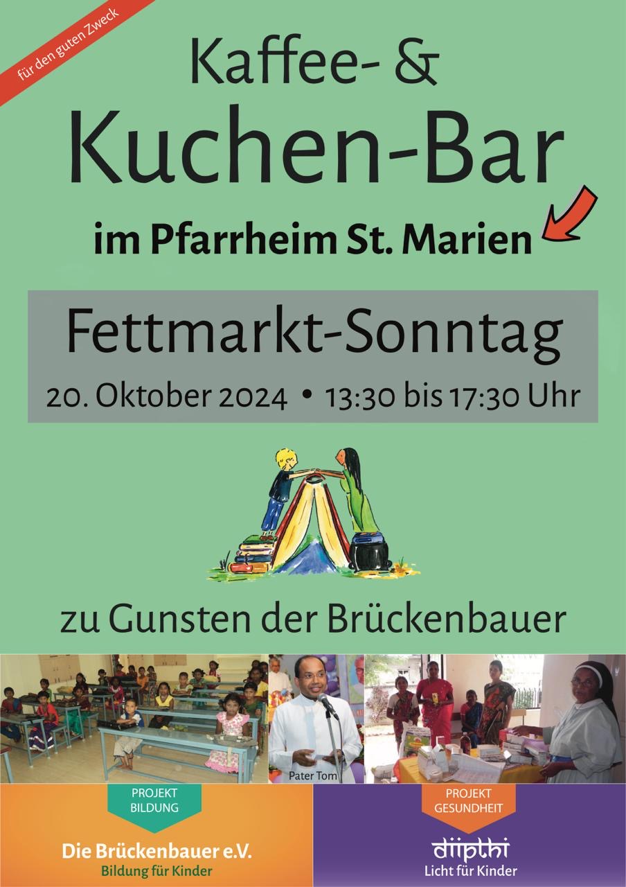 5. Kaffee- und Kuchenbar am 20.10.2024