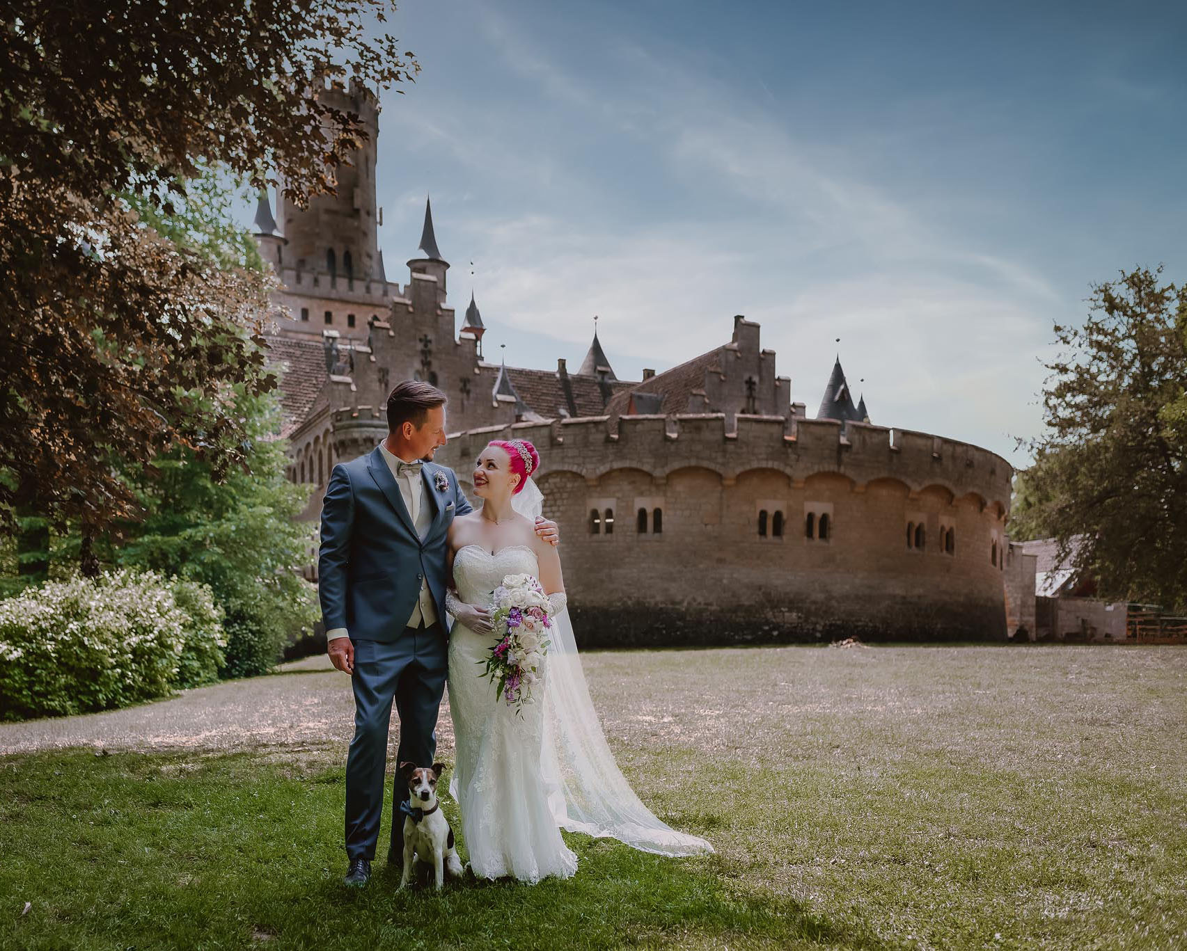 Schloss Marienburg als einmalige Kulisse