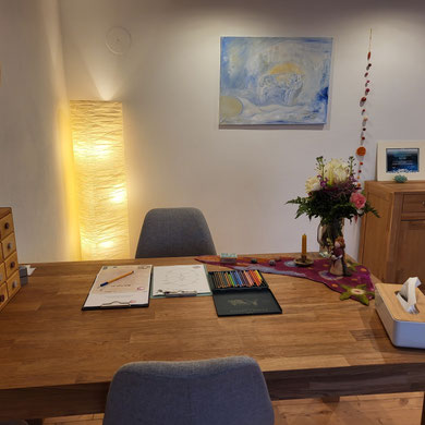 Farbige Darstellung eines Energiefeldes beim Aura Reading