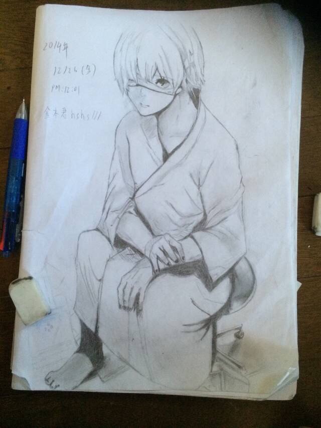 「東京喰種re:」の単行本の中見て模写