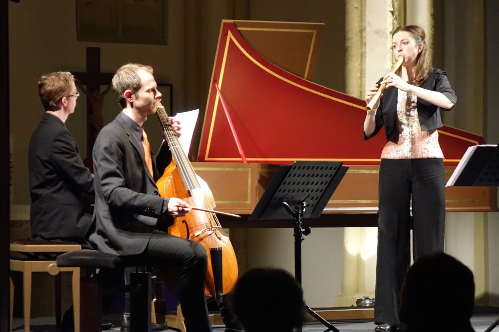 Anna Petrini Baroque Trio, Musikwinter Gschwend, mit Wittmayer Cembalo