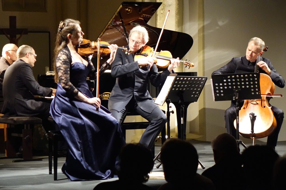 Faurée-Quartett, Musikweinter Gschwend, mit SHIGERU KAWAI Flügel SK VI