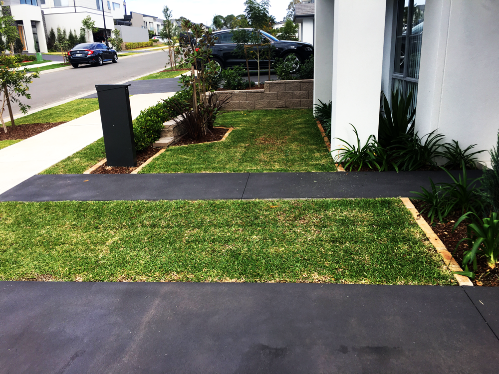 Grass cut after 