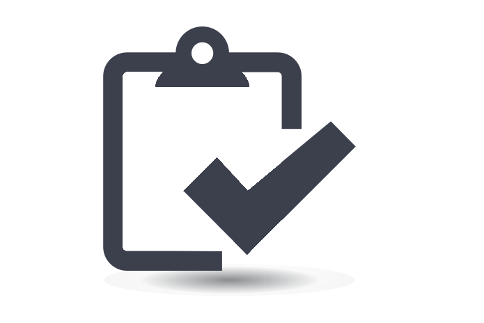 Skills Session Clipboard with check-mark
