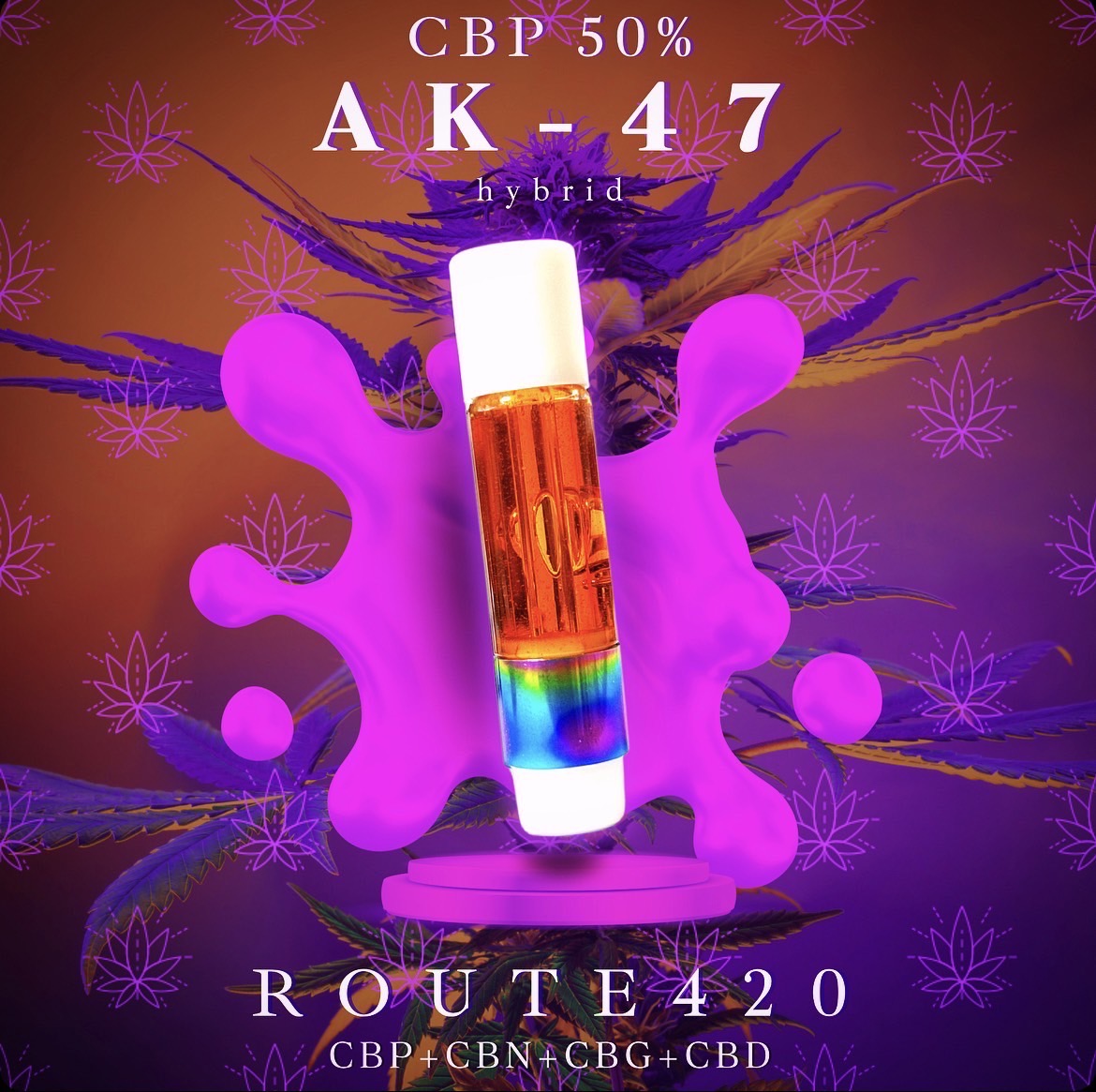 CBP 50% リキッド 1ml 3本セットCBD CBN CBG / THXE（2024年10月