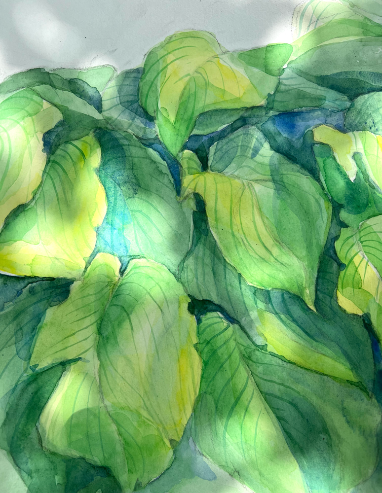 Sommer, Aquarell auf Papier, 24x32 cm
