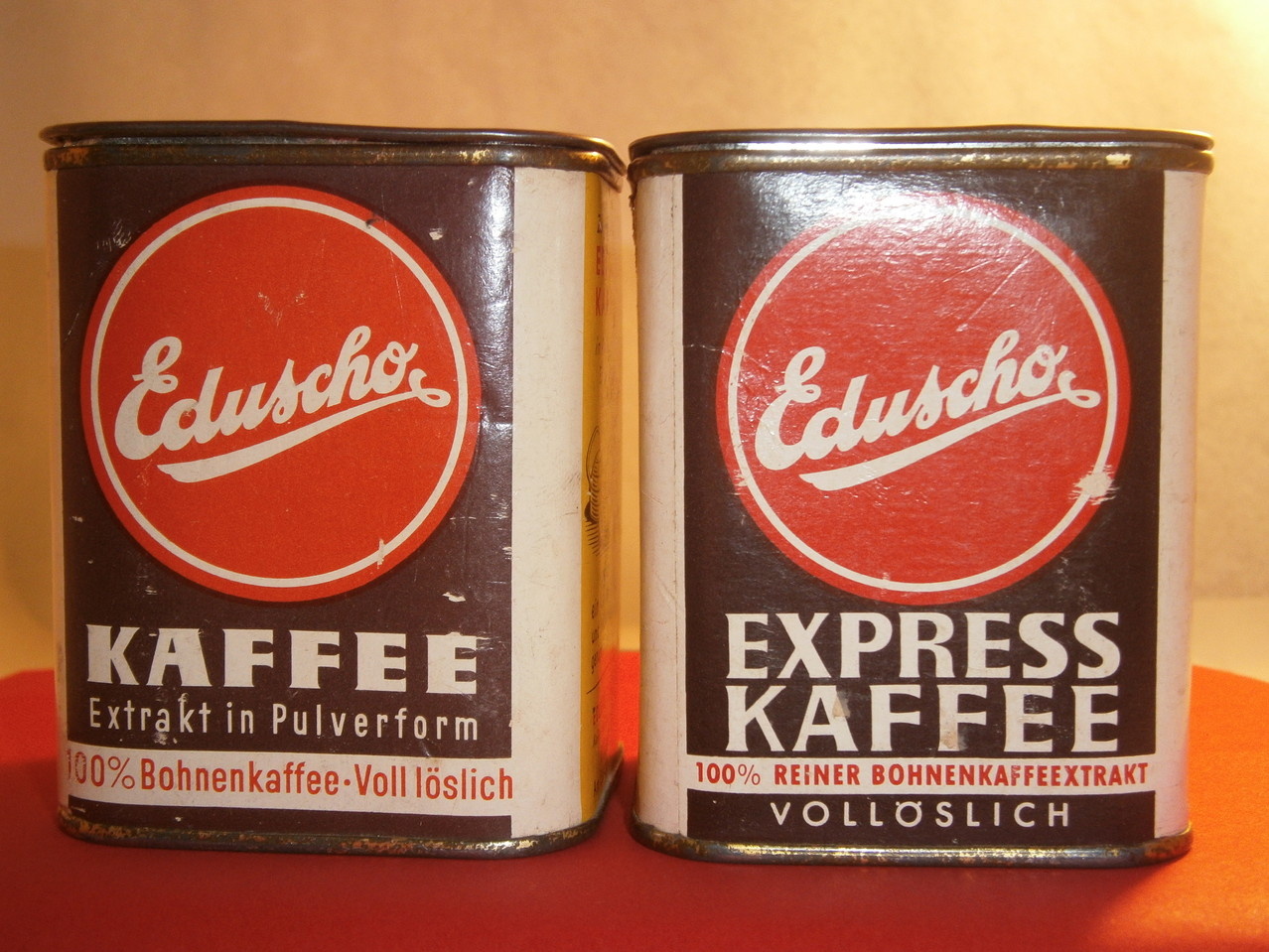 Eduscho Kaffeedose ab 1960