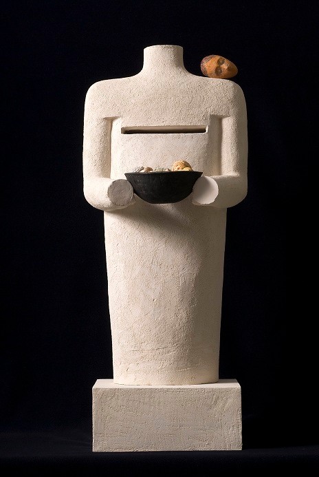 2010 -terracotta,raku, colori sottovernice - h cm 71