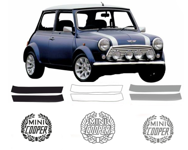 Gebürstetes Aluminium Armaturenbrett Mini Austin Cooper Classic Dashboard 
