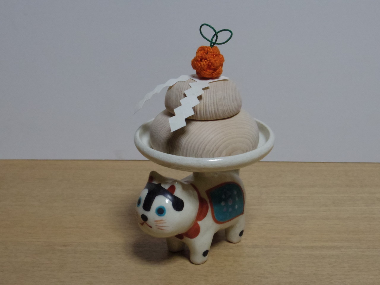 ま工房牧田亮 取手付土鍋 小 パンダ麻の葉
