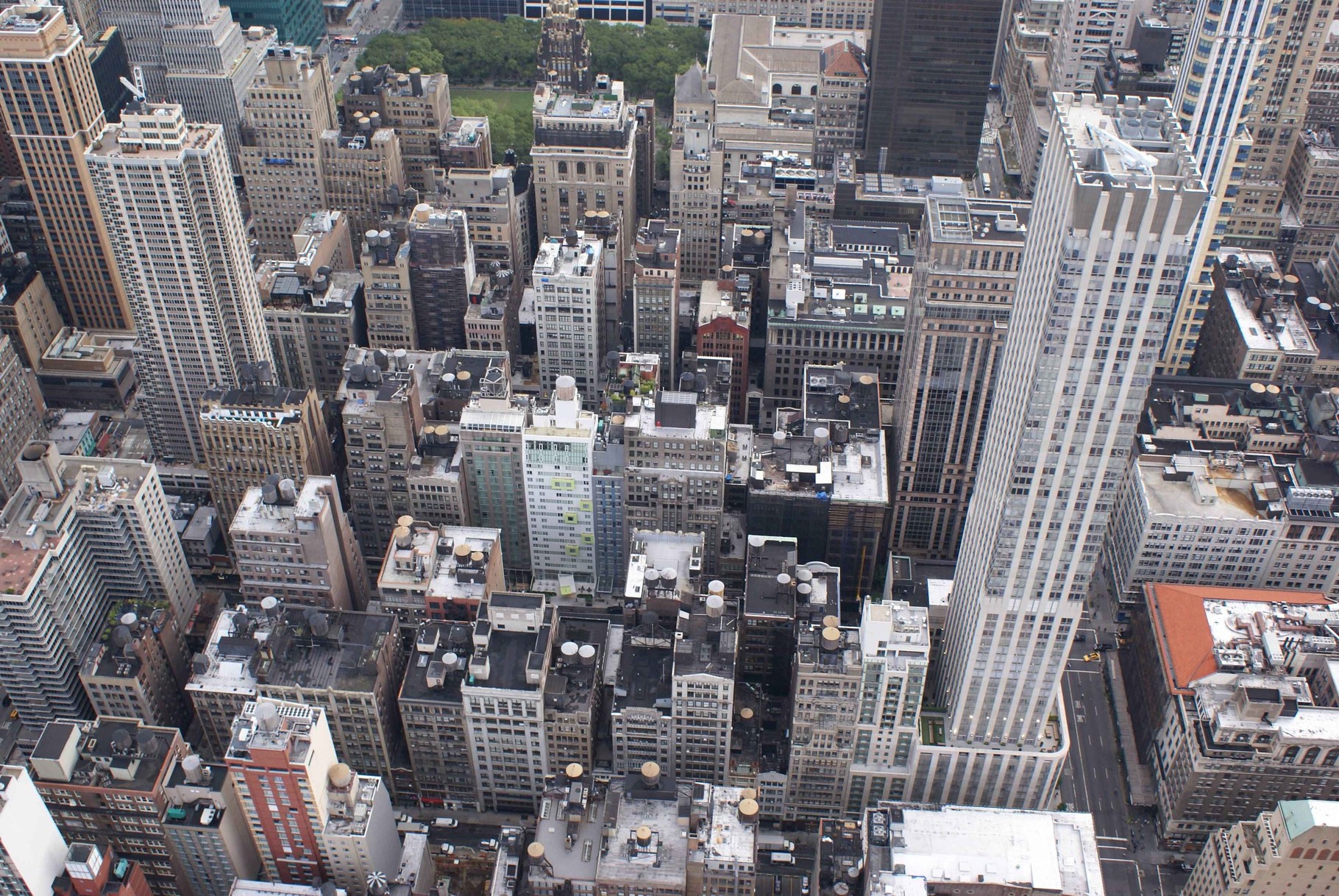 New York - Blick vom Empire State Building auf Manhatten