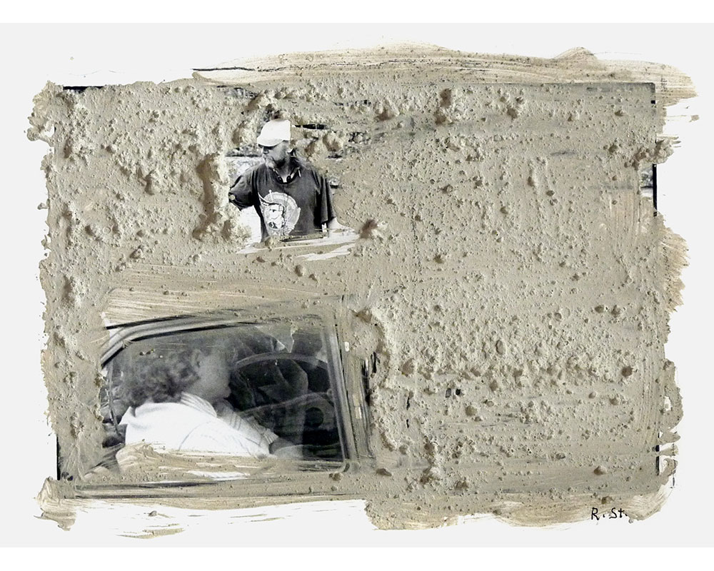 Cellulose (9), 2008, Mischtechnik auf Papier, 18 x 24 cm