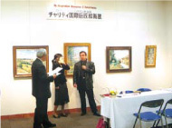 ▲ ユニセフチャリティー絵画展 （写真提供/高知県学校生協）