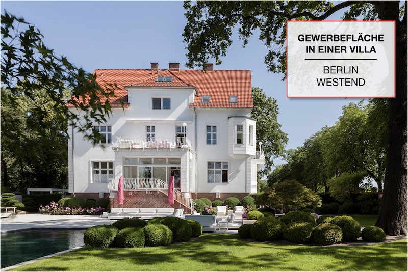 Gewerbefläche in Villa in Berlin Westend – repräsentative Immobilie