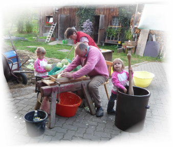 ...so wird Sauerkraut gemacht!