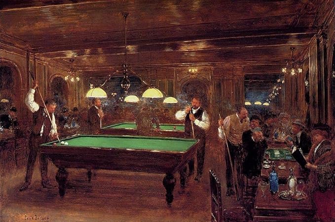 Jean Beraud, "Il biliardo"