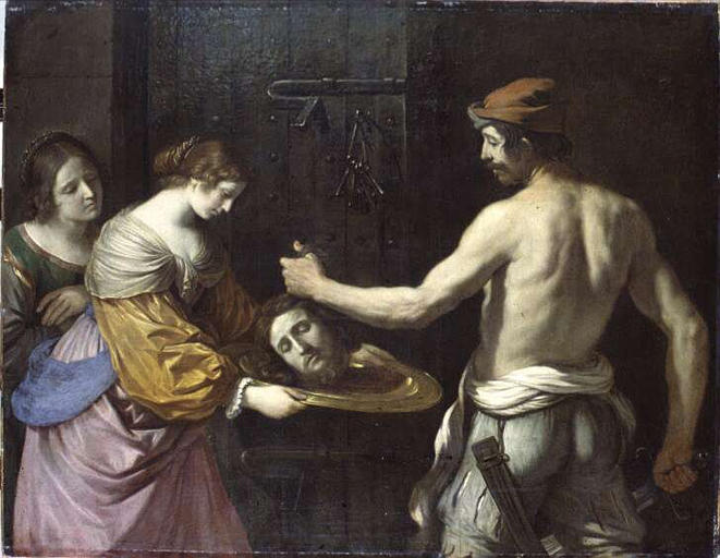 Giovanni Francesco Barbieri (Il Guercino), “Salomè riceve la testa del Battista” (1637)