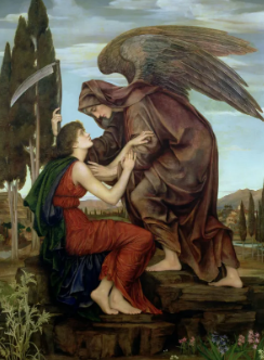 E. de Morgan, L'Ange de la Mort, 1890
