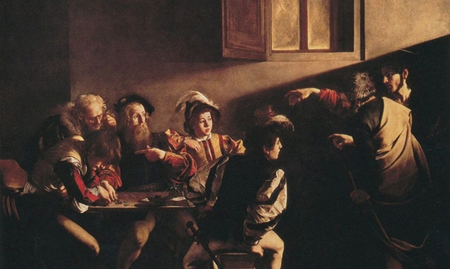 Caravaggio, "Vocazione di san Matteo" (1599-1610)