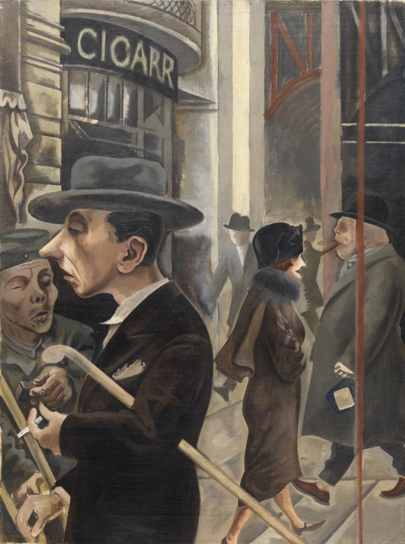 George Grosz, “Straßenszene”  (1925 )