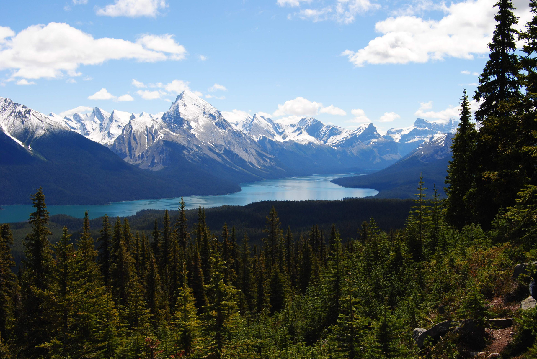 Bergsee in den Rockies